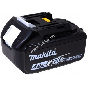 Akku fr Werkzeug Makita Blockakku Typ BL1840/BL1840B 4000mAh Original