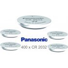Panasonic Lithium Knopfzelle CR2032 / DL2032 / ECR2032 400 Stck lose
