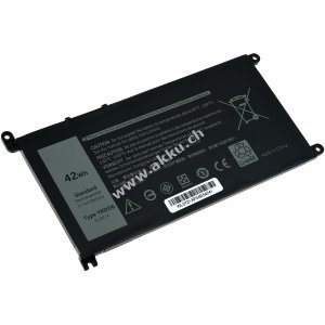 Akku passend fr 2 in 1 Touchscreen Laptop Dell Inspiron 14 5481  Serie, 14 5482 Serie, Typ YRDD6