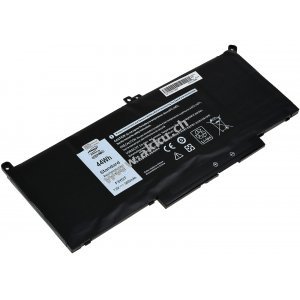 Standardakku passend fr Laptop Dell Latitude 12 7290, Latitude 13 7390, Latitude 14 7480, Typ F3YGT