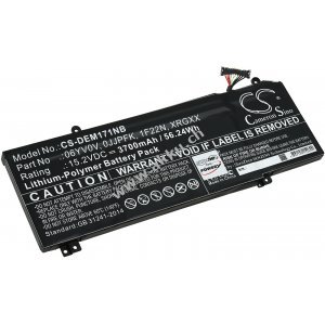 Akku passend fr Laptop Dell Alienware M15 2018, G5 15 5590, G7 15 7590, Akku-Typ XRGXX u.a.