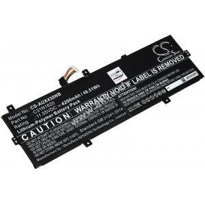 Akku passend fr Laptop Asus ZenBook UX430UA-GV265T, UX430UA-GV272T, Typ C31N1620