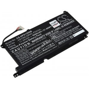 Akku passend fr Laptop HP Pavilion Gaming 15/ Typ HSTNN-DB9G / PG03XL(Bauform genau beachten!)