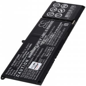 Akku passend fr Laptop Dell Vostro 5510, Latitude 3320, Inspiron 15 5510, Typ FH3K2