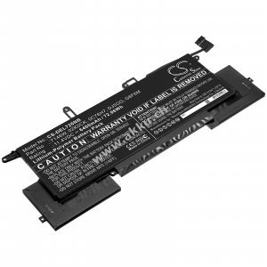 XXL-Akku passend fr Laptop Dell Latitude 7400 2-in-1 Latitude E7260 Typ G8F6M