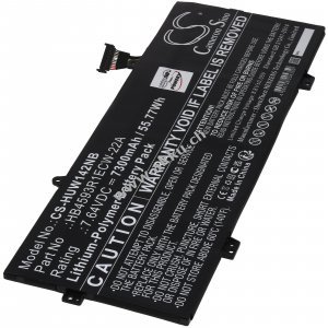 Akku passend fr Laptop Huawei MateBook 14 2020er Version MateBook X Pro 2021er Version Typ HB4593R1ECW-22C