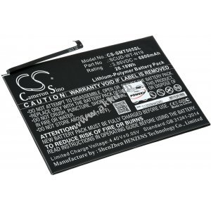 Akku passend f�r Tablet Samsung Galaxy Tab A7 10.4 (2020), SM-T500, Typ SCUD-WT-N19 u.a.