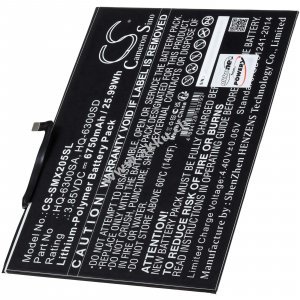 Akku passend fr Tablet Samsung Tab A8 10.5, SM-X200, SM-X205, Typ HQ-6300SD