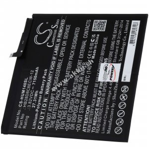 Akku passend fr Tablet Huawei MatePad 10.4 2020, BAH3-W09, Typ HB28D8C8ECW-12