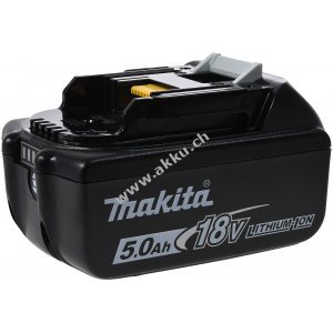 Akku fr Werkzeug Makita Blockakku Typ BL1850 5000mAh Original