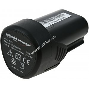 Akku passend fr Werkzeug Wrth S10-A Power, Typ 0700996210