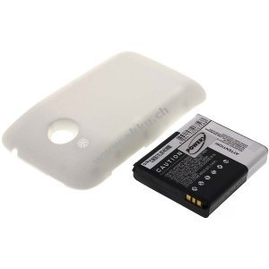 Akku fr HTC A320E / Typ BA S850 Wei 2200mAh