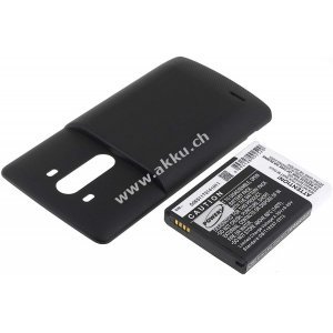 Akku fr LG G3 / Typ BL-53YH Schwarz 6000mAh