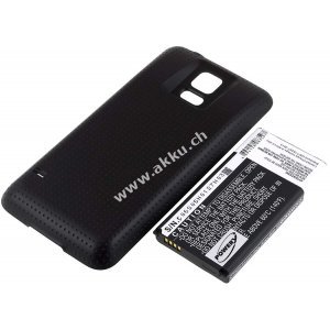 Akku fr Samsung Galaxy S5/ Typ GT-I9600 Braun 5600mAh