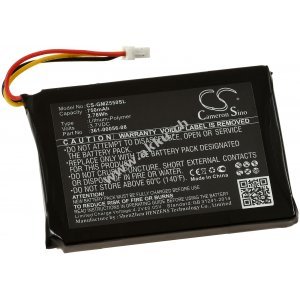 Akku passend f�r GPS Navigation Garmin DriveSmart 5, DriveSmart 55, Typ 361-00056-08 u.a.