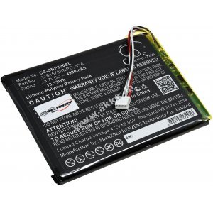Akku passend f�r Verst�rker Sony PHA-3, Typ SY6