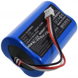 Akku passend fr DAB+,DAB-Digital-Radio Albrecht DR 860, DR 855, Typ 27856