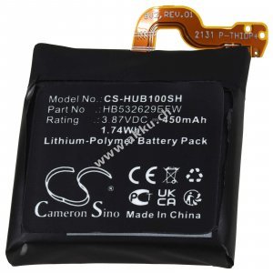 Akku passend f�r Smartwatch Huawei Watch GT 3 SE Watch GT Runner Typ HB532629EFW