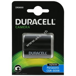 Duracell Akku fr Digitalkamera Panasonic Lumix DMC-FZ8 Serie / Typ CGR-S006E