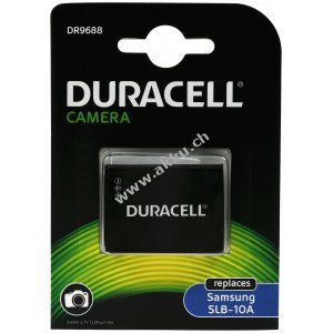 Duracell Akku passend fr Digitalkamera Samsung L100 / Samsung L110 / Typ SLB-10A u.a.