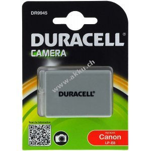 Duracell Akku DR9945 fr Canon Typ LP-E8