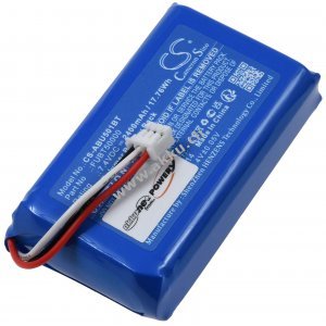 Akku passend fr Funk-Alarmanlage Abus Secvest FUAA50000 FUAA50100 Typ FUBT50000