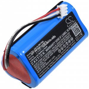 Akku passend f�r Lautsprecher Altec Lansing LifeJacket XL Omni Jacket iMW678 Typ INR18650-3S1P