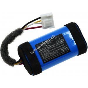 Powerakku passend f�r Lautsprecher JBL Flip 5, Typ 1INR19/66-2 u.a.