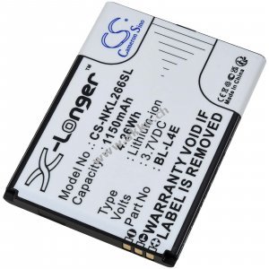Akku passend fr Handy Nokia 2660 Flip 4G Typ BL-L4E