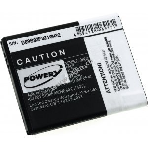 Powerakku fr Smartphone Samsung Galaxy 551 / Wave 533 / GT-i5510 / Typ EB494353VU