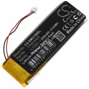 Akku passend f�r Bluetooth-Headset Sena 10U Typ YT501542P