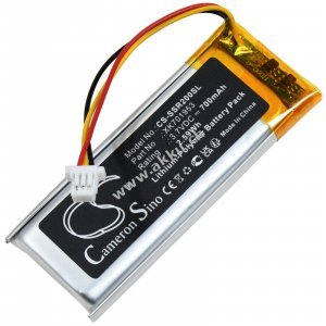 Akku passend f�r Sena SRL2 Motorrad-Headset Typ XK701953 3Pin-Version