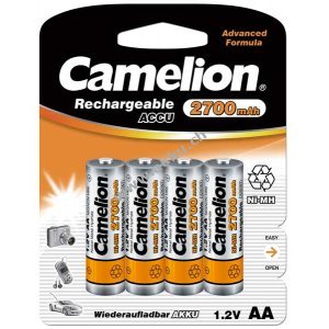 Camelion Mignonakku AA HR6 2700mAh NiMH 4er Packung