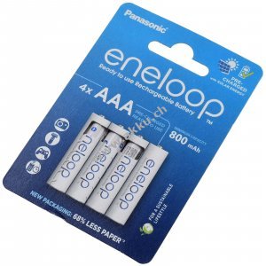 Panasonic eneloop Microakku AAA HR03 HR-4UTG 800mAh NiMH 4er Pack