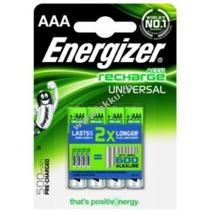 Energizer Universal Micro AAA Akku / HR03 Ready to Use 4er Blister