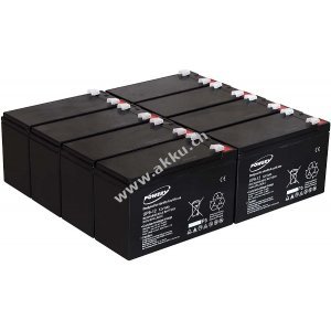 Powery Blei-Gel-Akku f�r USV APC Smart-UPS SUA3000RMXLI3U 9Ah 12V (ersetzt auch 7,2Ah / 7Ah)