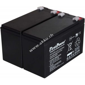 FirstPower Blei-Gel-Akku f�r USV APC RBC5 7Ah 12V