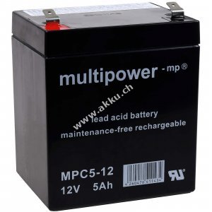 Bleiakku (multipower) MPC5-12 zyklenfest