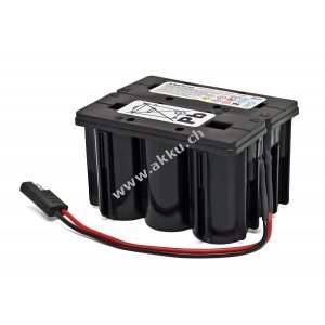 Enersys / Hawker Bleiakku, Monoblock 12V 2,5Ah mit Kabel & Stecker