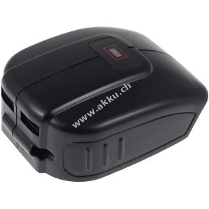 Akku-Adapter / Akku-Ladeadapter mit 2x USB-Anschluss fr Makita 14,4V/18V