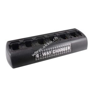 6-fach Ladeger�t f�r Funkger�teakku Yaesu/Vertex VXA-210A