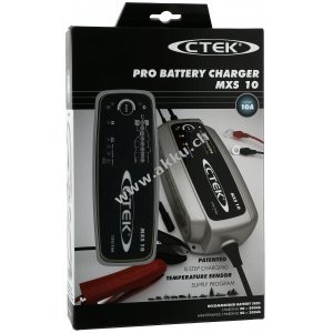 CTEK MXS 10 Batterie-Ladegert, vollautomatisch u.a. fr Auto, Caravan, Boot 12V 10A EU