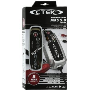 CTEK MXS 5.0 Batterie-Ladegert mit autom. Temperaturkompensation 12V 5A EU-Stecker