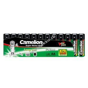 Batterie Camelion Super Heavy Duty R6 / Mignon / AA (10 x 12er Shrink)