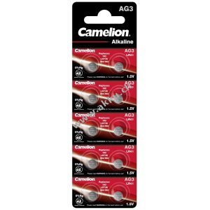 Camelion Knopfzelle LR41 LR1136 AG3 10er Blister