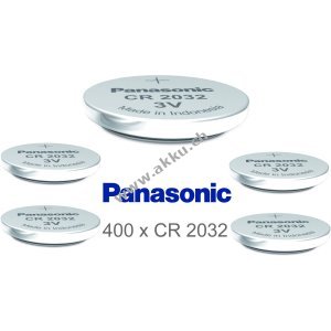 Panasonic Lithium Knopfzelle CR2032 / DL2032 / ECR2032 400 Stck lose