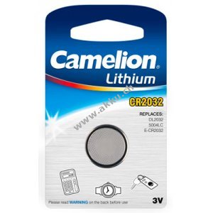 Lithium Knopfzelle Camelion CR2032 1er Blister