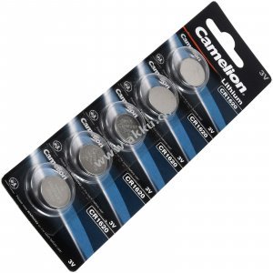 Lithium Knopfzelle Camelion CR1620 5er Blister