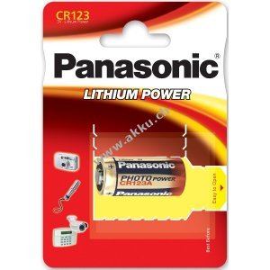 Foto Batterie Panasonic Photo Power 123 CR123A RCR123 1er Blister