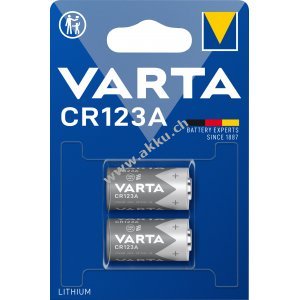 Varta Foto Batterie 6205 CR123A 2er Blister
